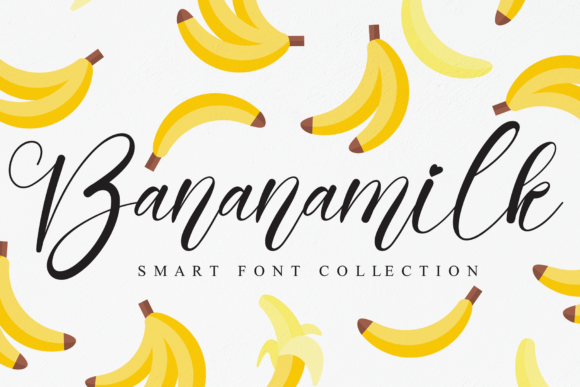 Bananamilk Font for Creative Design