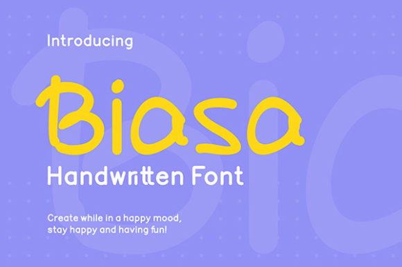 Biasa Script Font for Warm, Authentic Web Typography