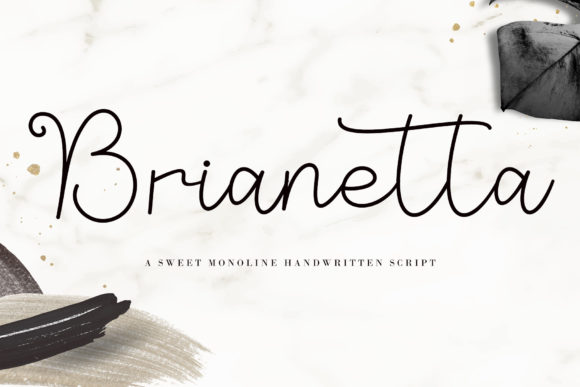 Brianetta Font for Elegant Branding and Handwritten Charm