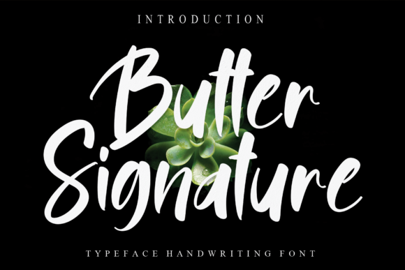 Butter Signature Font for Friendly, Polished Branding