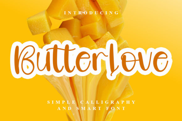 Butterlove Font: A Chic Script Handwritten Typeface for Makers