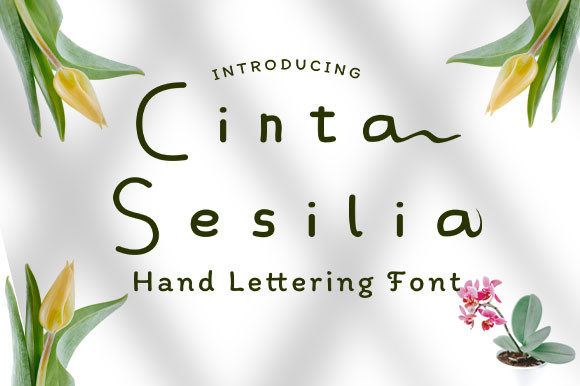 Cinta Sesilia: A Sweet, Delicate Script Font for Editorial Design