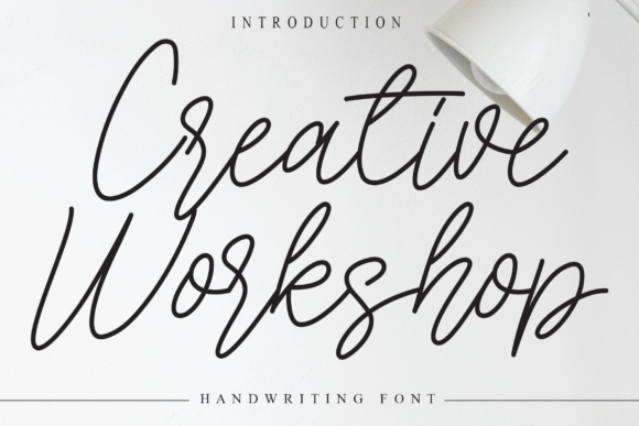 Creative Workshop Script Font for Digital Designers
