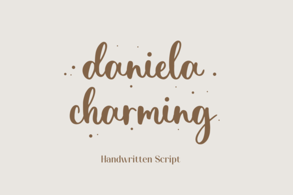 Daniela Charming: A Delicate Script Handwritten Font Worth Every Detail