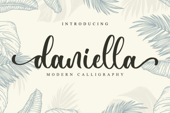Daniella Script Font for Editorial Design