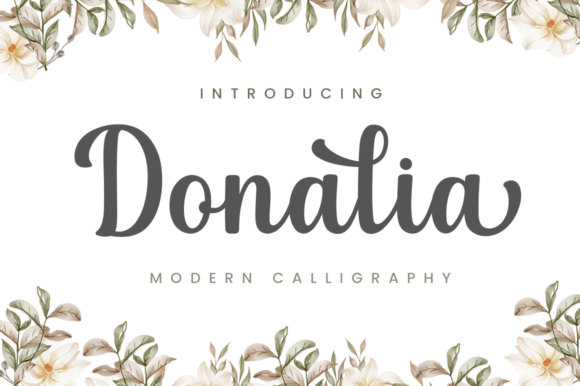 Donalia: A Modern Script Font for Elegant Digital Branding