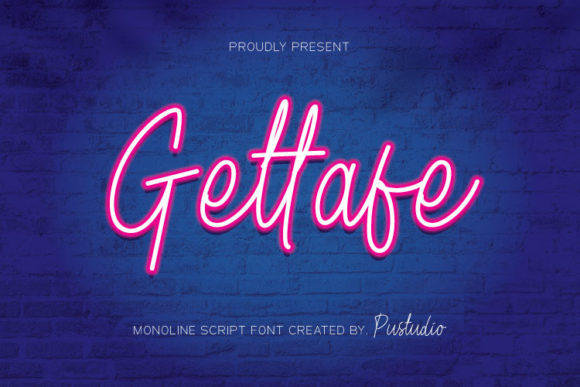 Gettafe: Elegant Script Font for Designers
