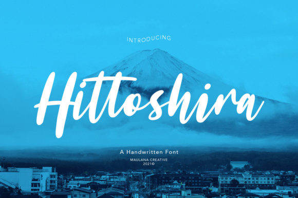 Hittoshira Script Font for Handmade Creators
