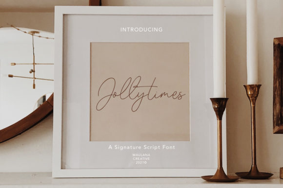 Jollytimes: A Delicate Script Font for Elegant Branding