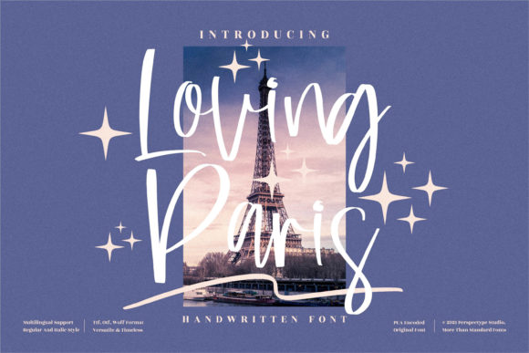 Loving Paris Font for Elegant Branding