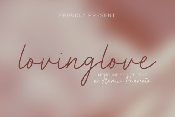 Lovinglove: A Contemporary Script Font for Editorial Elegance