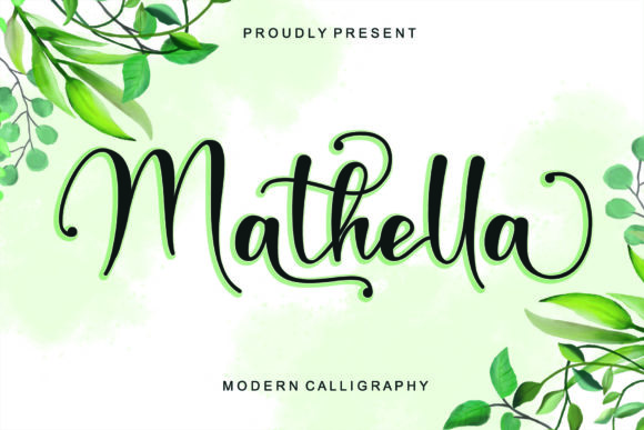 Mathella: A Script Font for Bold Branding