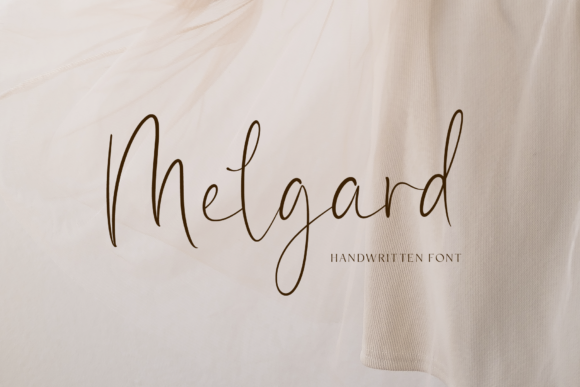 Melgard: A Refined Script Font for Small Business Branding