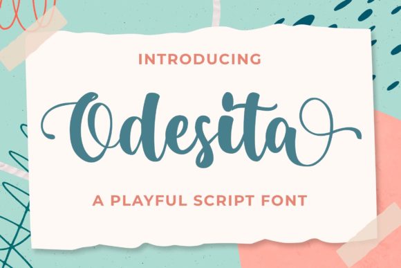 Odesita Script Font for Polished Brand Visuals
