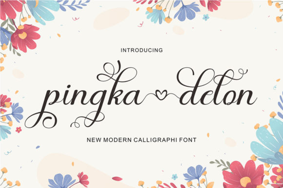 Pingka Delon Font: Elegant Script for Handmade Labels & Printables
