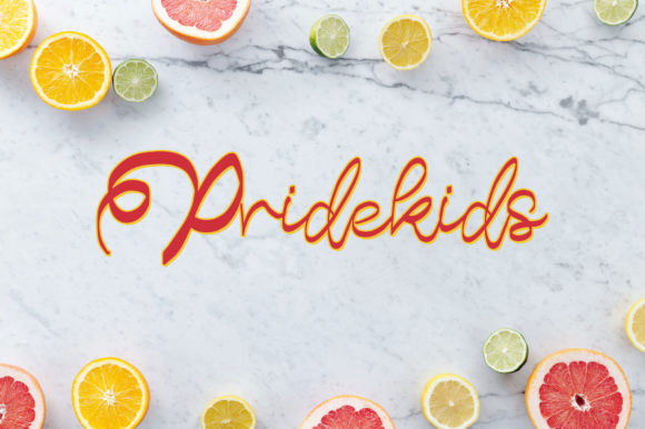 Pridekids Script Font for Bold, Clear Campaign Headlines