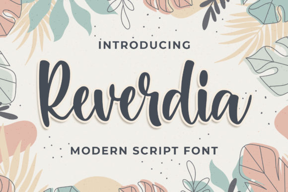 Raverdia Script Font for Whimsical Brand Identity