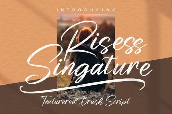 Risess Singature: A Sophisticated Script Handwritten Font for Editorial Design