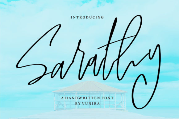 Sarathy: A Stylish Thin Script Font for Elegant Editorial Design