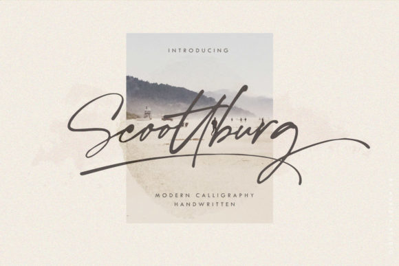 Scoottburg Font for Creative Projects