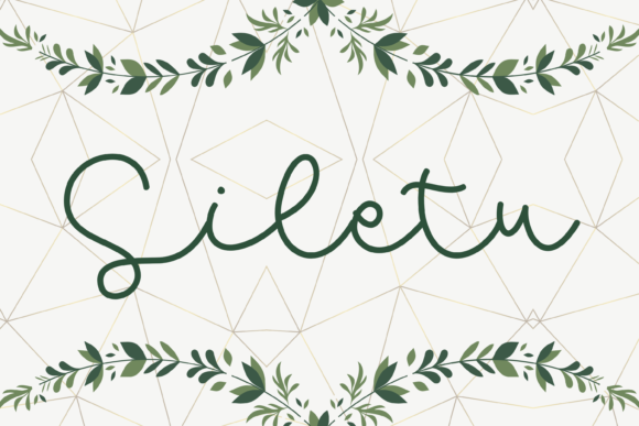 Siletu: A Whimsical Script Handwritten Font for Clear, Charming Campaigns