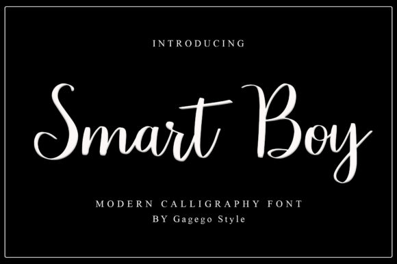 Smart Boy: A Delicate Script Font for Elegant Editorial Design