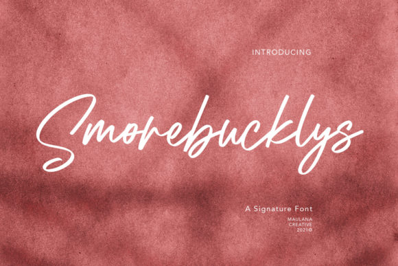 Smorebucklys: A Stylish Cursive Script Font for Scroll-Stopping Brand Content