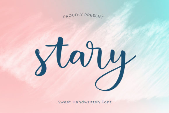 Stary Font: Elegant Script Handwritten Fonts for Small Business Branding