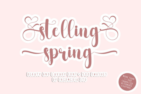 Stelling Spring: A Script Handwritten Font That Elevates Your Brand