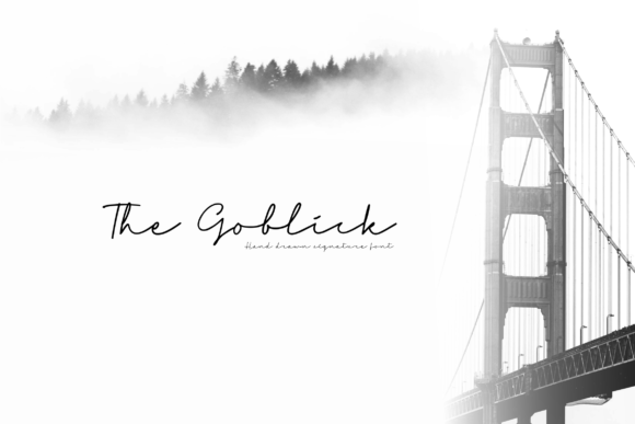 The Goblick: A Refined Script Handwritten Font for Elegant Design