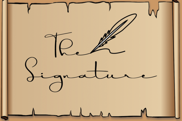 The Signature Font: A Poetic Touch for Elegant Design
