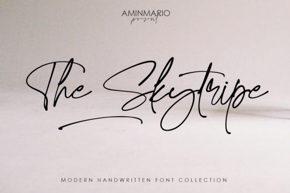 The Skytripe: A Modern Script Handwritten Font That Comes to Life