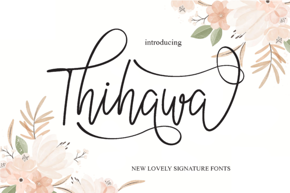 Thihawa: A Delicate Script Font for Editorial Elegance