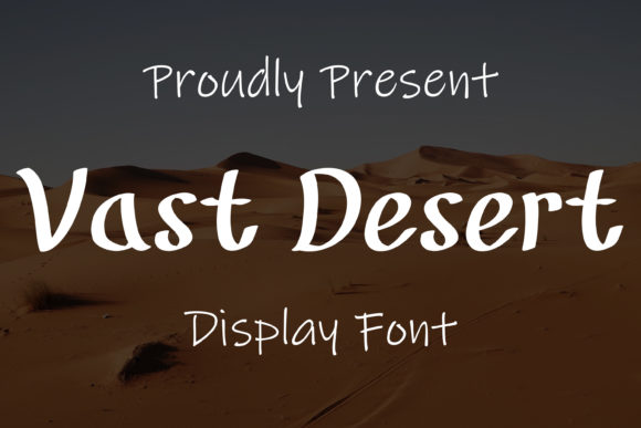 Vast Desert: A Chic Script Font for Thoughtful Editorial Design