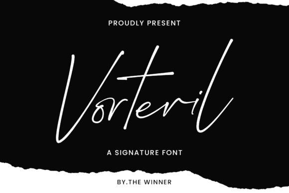 Vorteril Script Font for Luxury Branding Projects